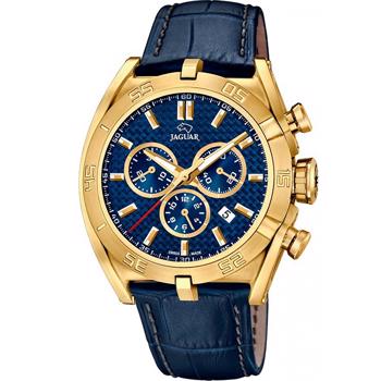 Executive Chrono Forgyldt stål Batteridrevet quartz Herre ur fra Jaguar, J858_2